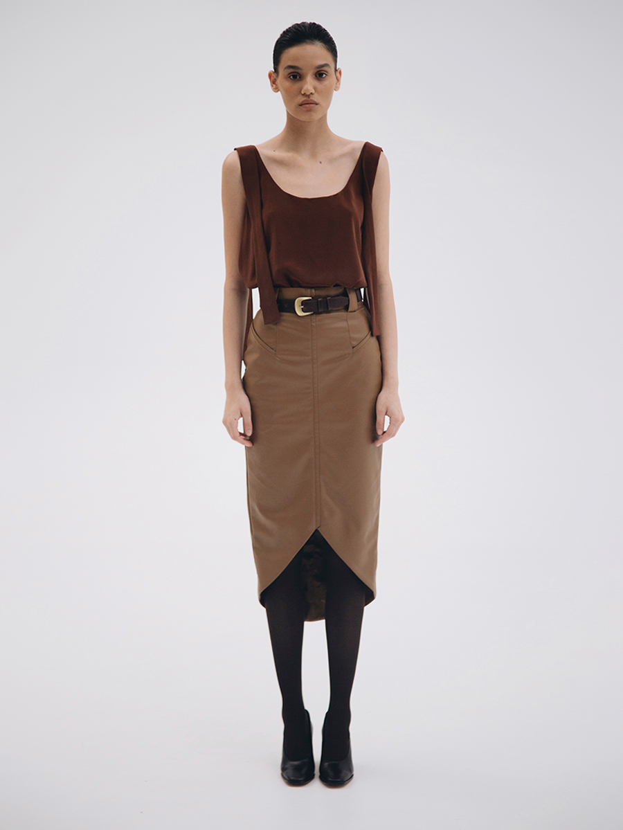 Tobacco Twist Skirt